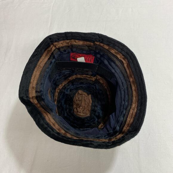 San Diego Hat Company Brown Black striped bucket hat adjustable fit vintage 90’s - Picture 3 of 5